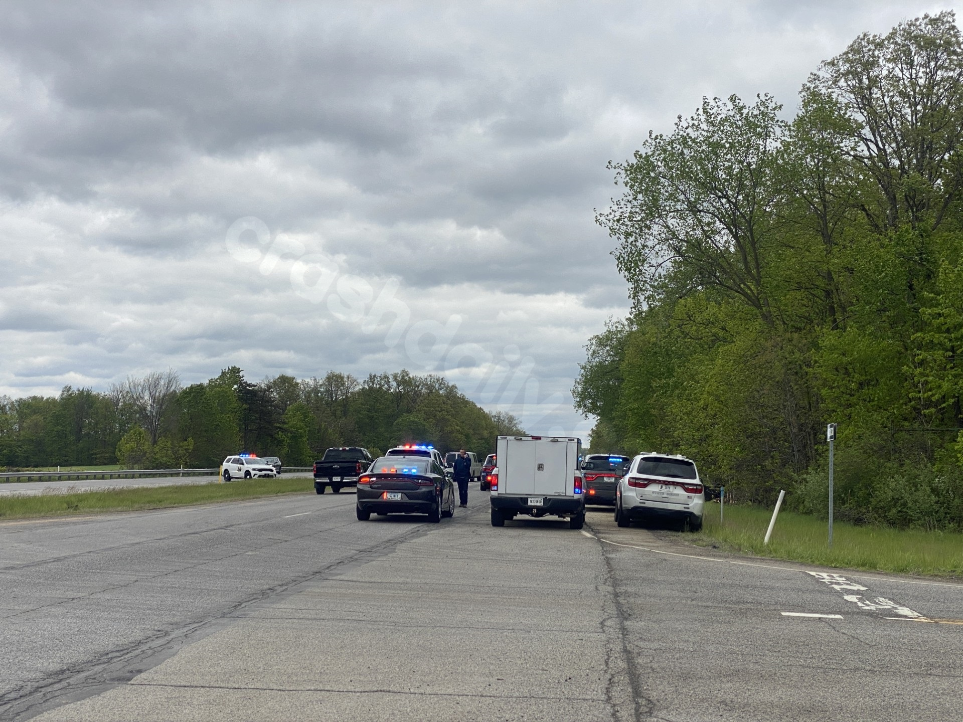 Pursuit ends in fatal rollover crash on US 30