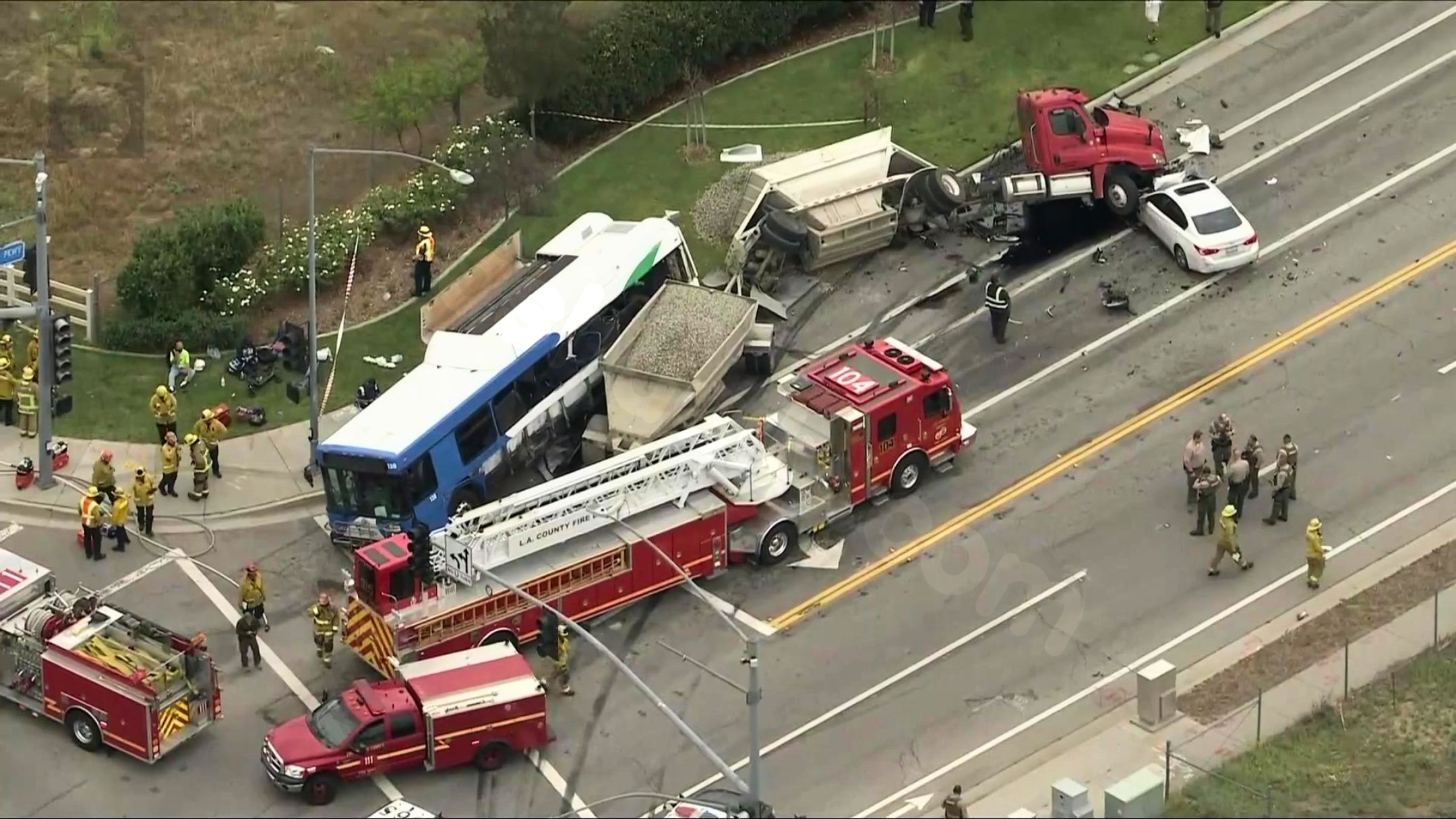 Deputies reveal what led to violent L.A. County bus crash that injured 13 people