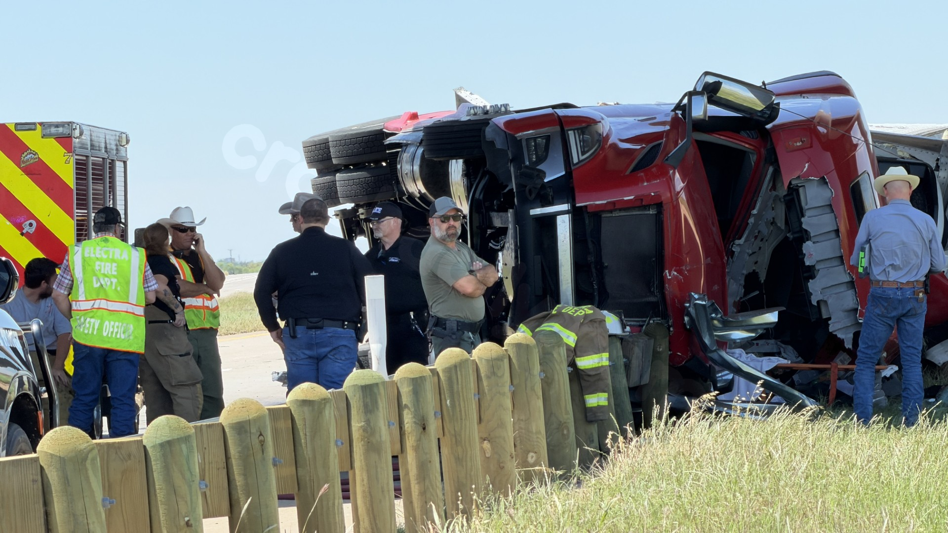 Fatal 18-wheeler wreck on Highway 287, FM 2384 outside Electra