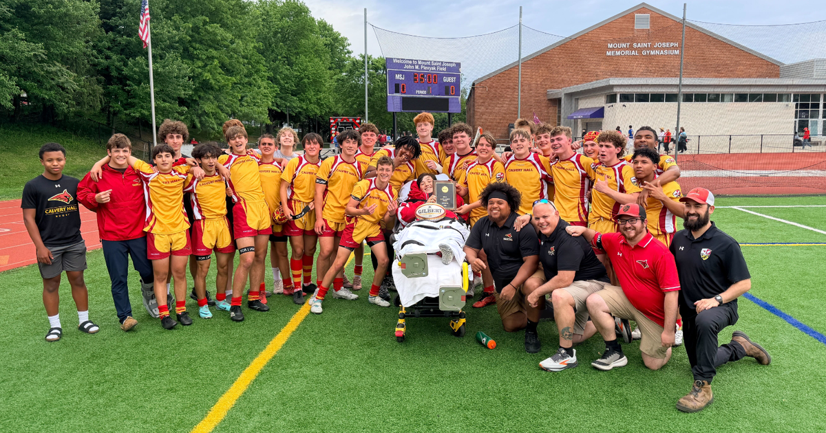 Teen severely injured in deadly Baltimore County crash gets emotional reception at rugby game