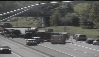Serious injuries reported after multi-vehicle crash on I-95 South in Branford