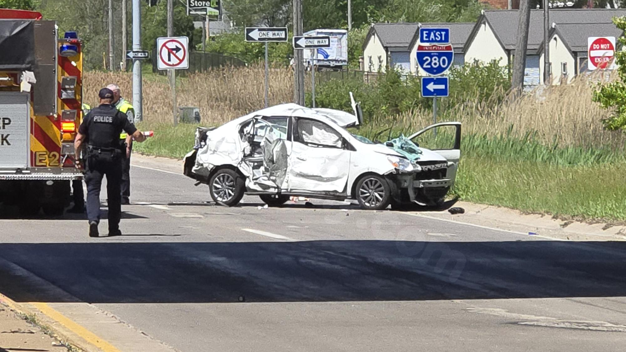 UPDATE: More details available after 4 transported in crash at U.S. 61/I-280