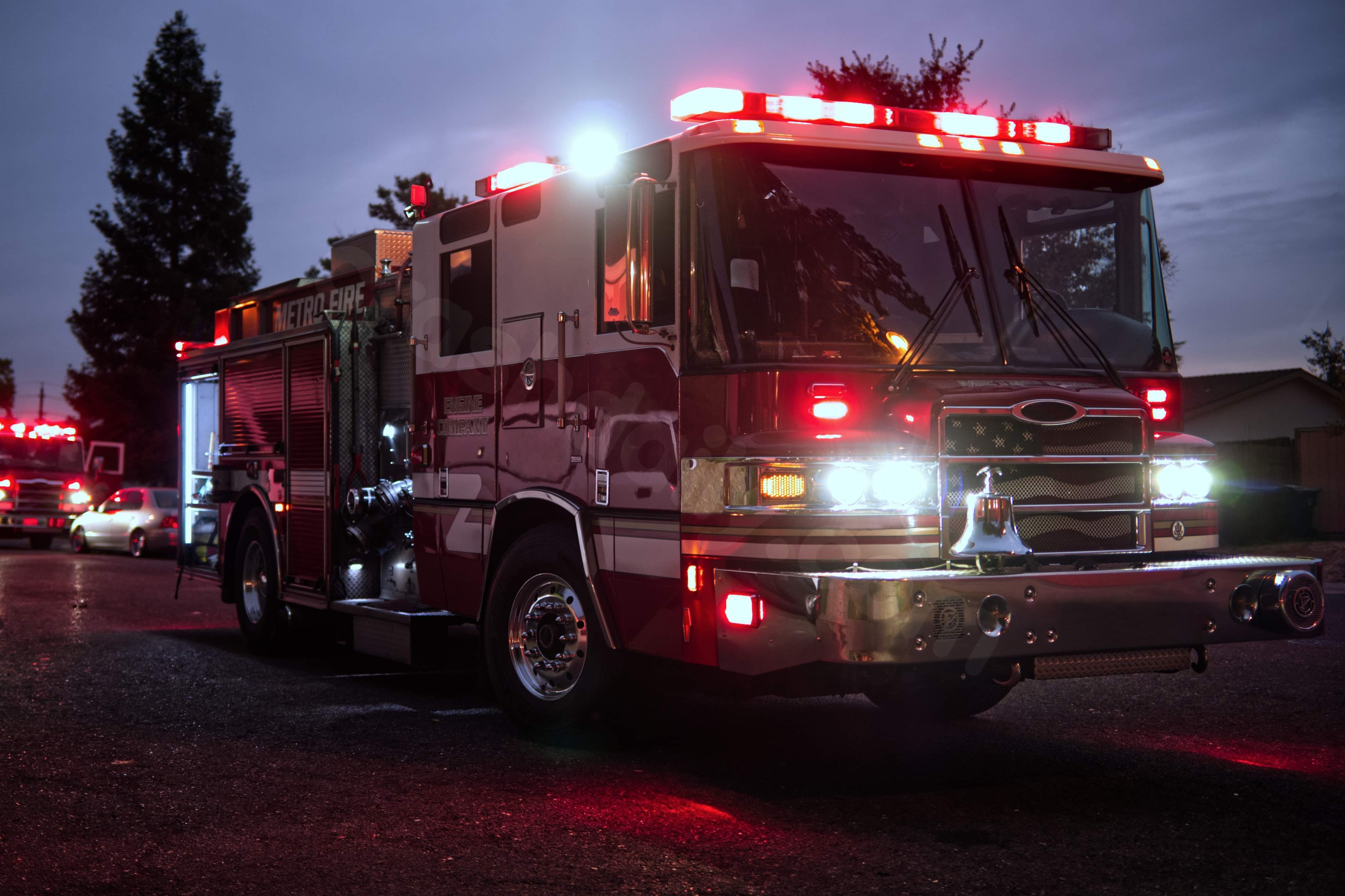 2 dead, 3 hospitalized after car crashes into tree, catches on fire