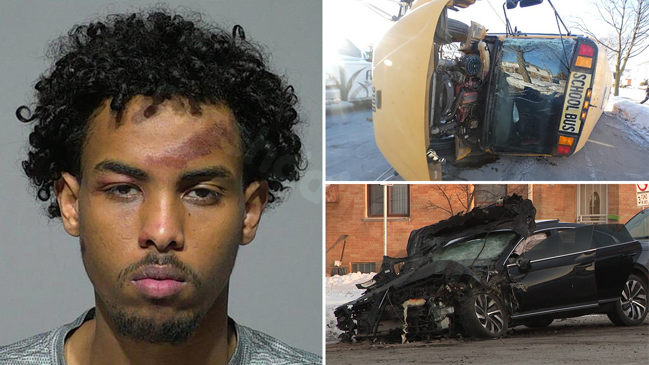 Car crashes into school bus; Milwaukee man sentenced