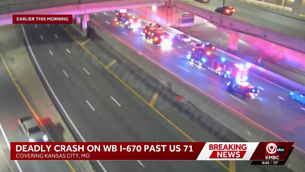 I-670 through downtown KC reopens after deadly crash Sunday morning