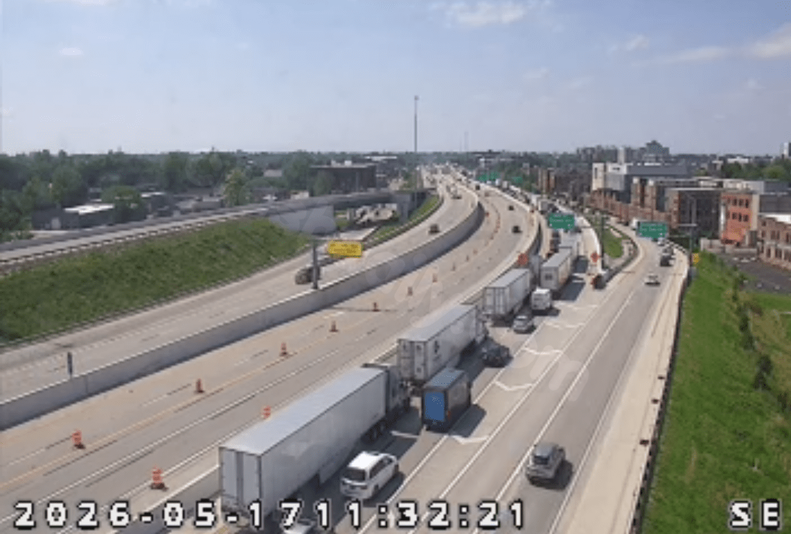 1 killed in crash on Interstate 65 near downtown Indianapolis