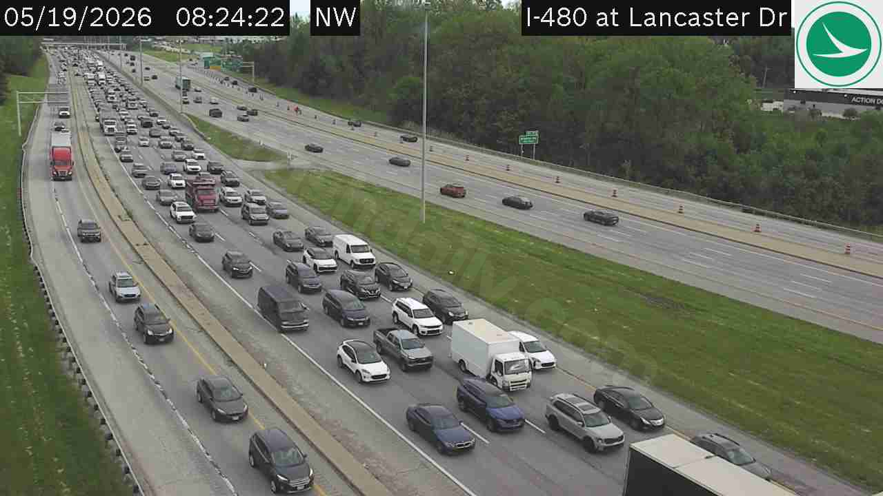 Lanes reopen on I-480 eastbound at I-77 after morning crash