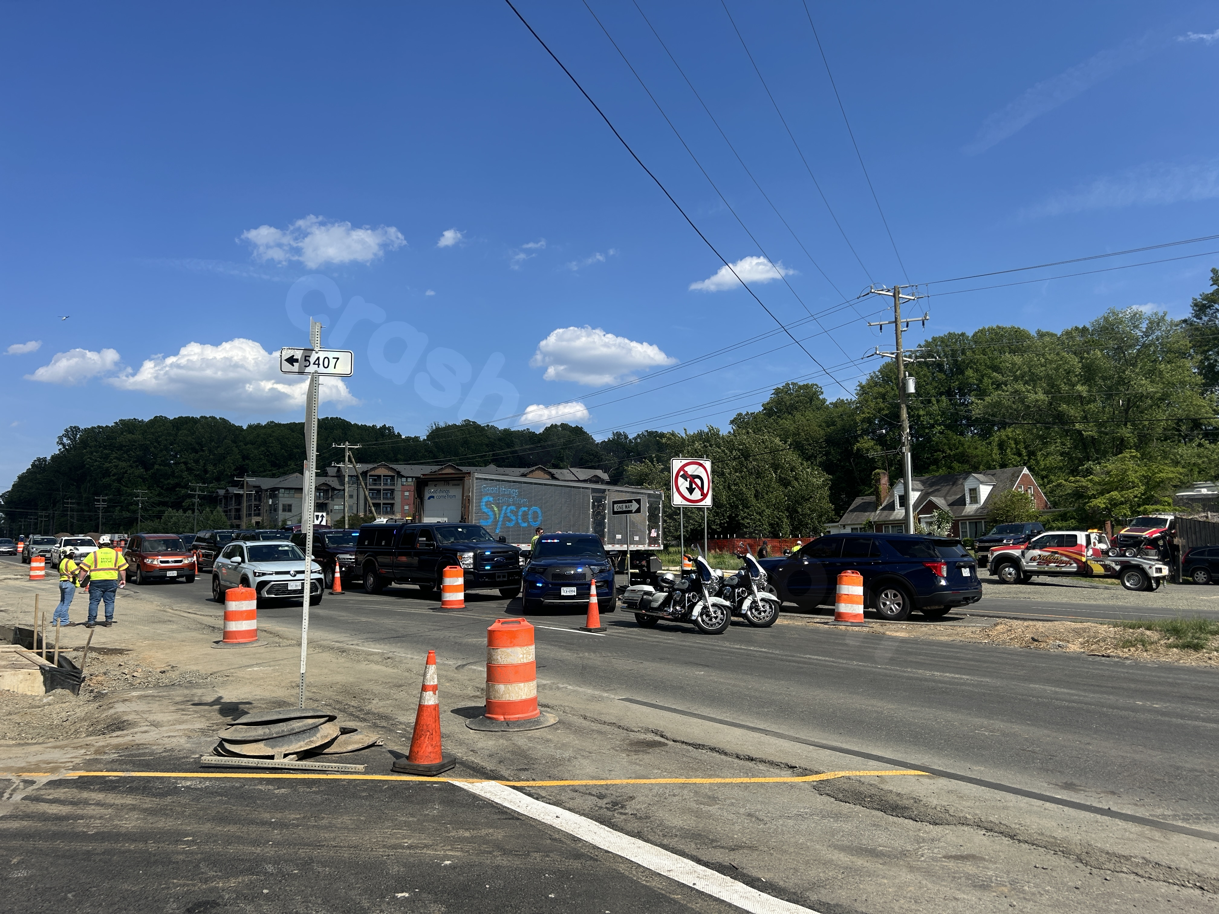 1 dead after motorcycle, tractor-trailer crash in Braddock