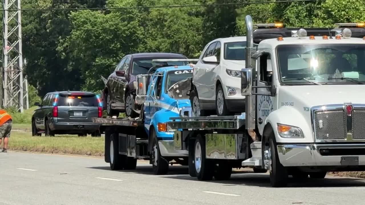 Crash with injuries closes eastbound lanes of West Wendover Avenue between Spring Garden Street, South Holden Road, Greensboro police say