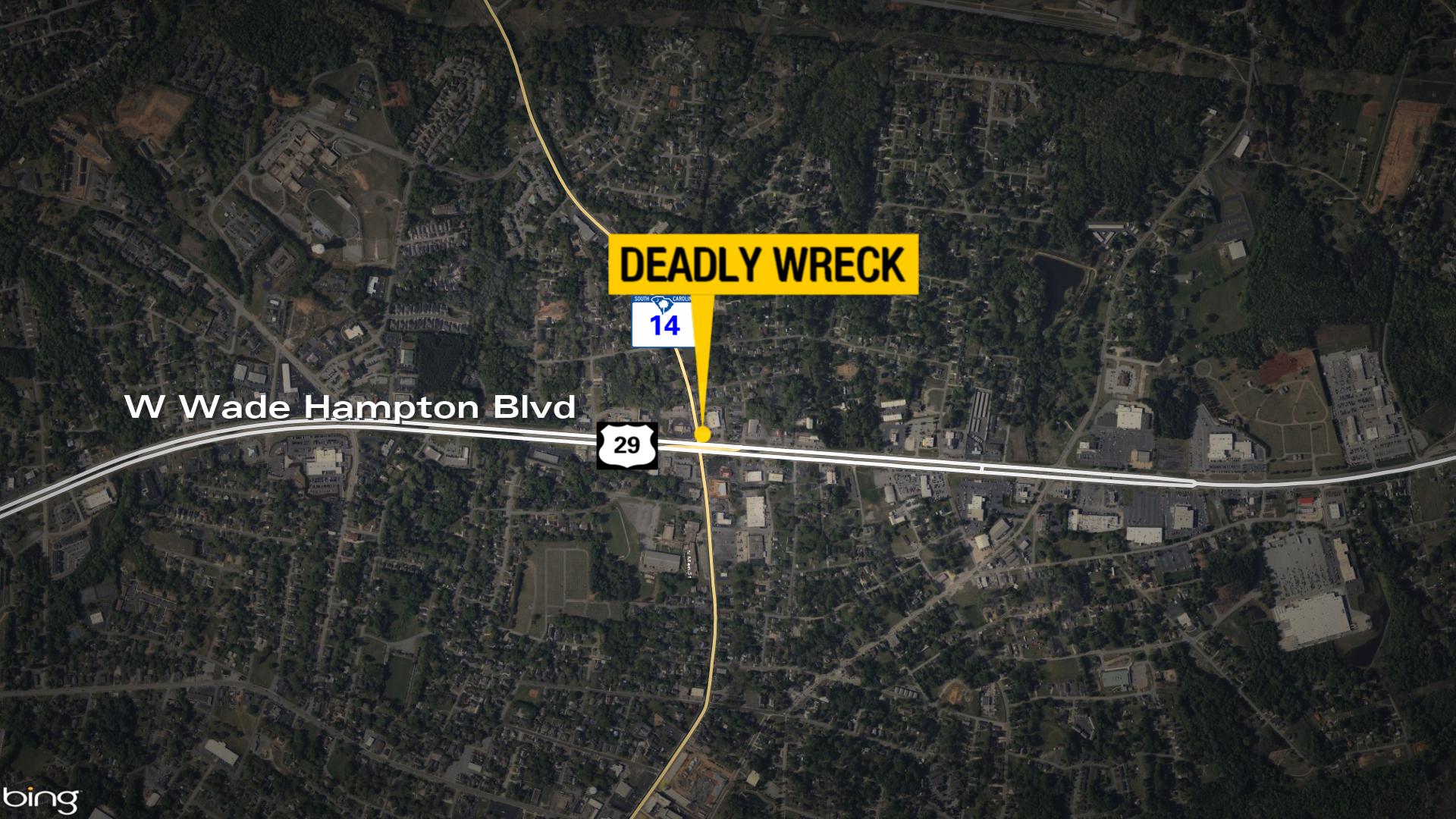 Man dead after being hit by car at Greer intersection: Coroner