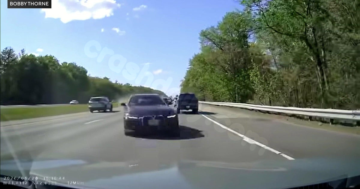 Wrong-way crash on Route 3 in Massachusetts caught on dashcam video