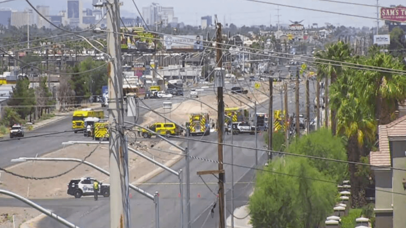 1 dead, 2 critically hurt in rollover crash near Boulder Highway, Russell Road