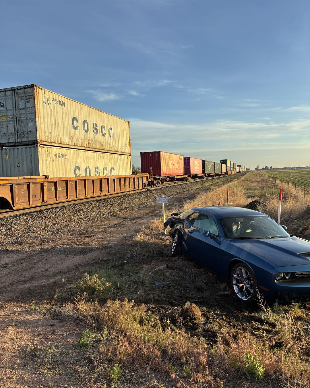 1 taken to hospital after train, car crash near Fort Lupton