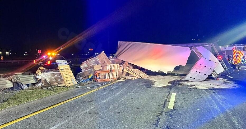 One person dead, Colorado interstate closed following semi rollover