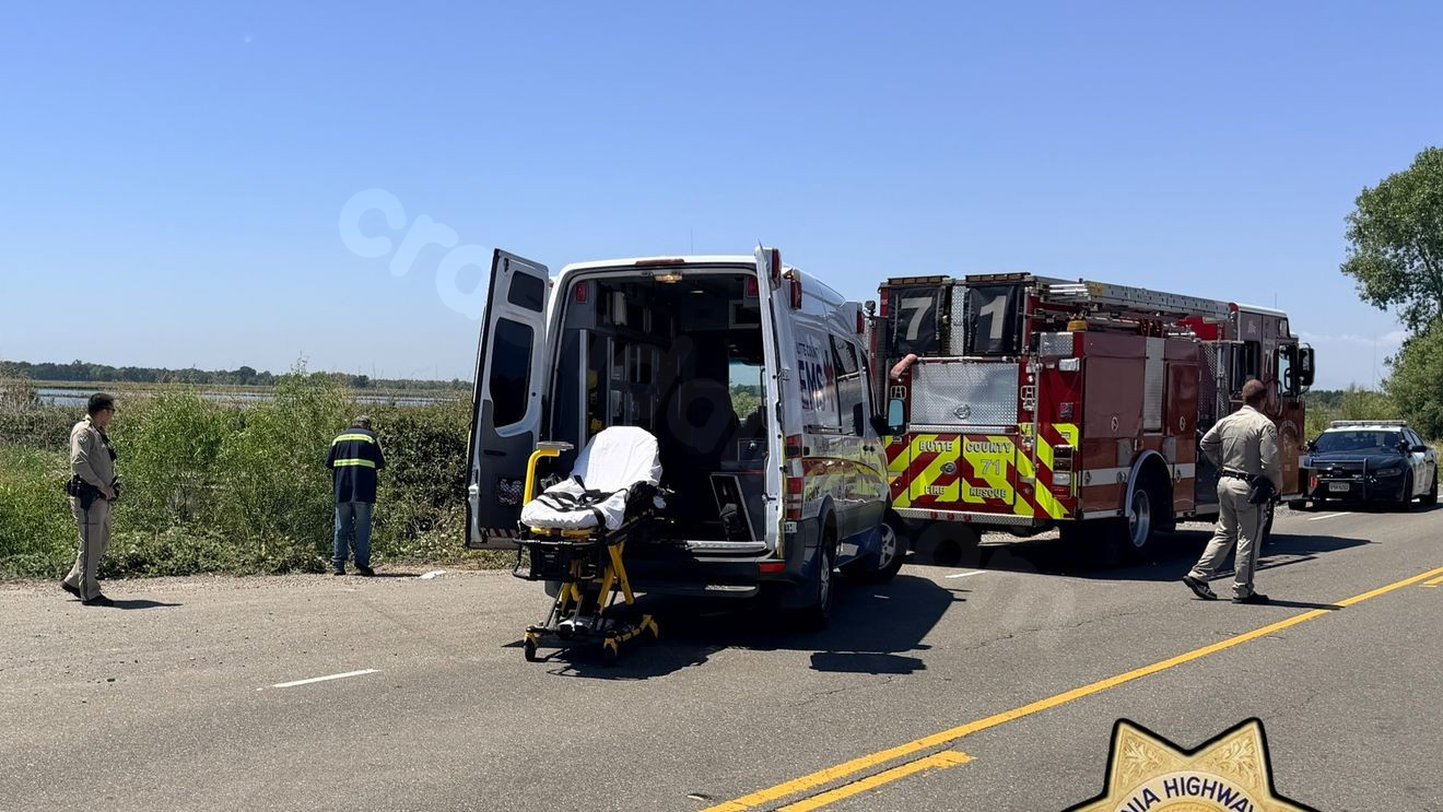 Oroville crash near Aguas Frias Road and SR 162 sends SUV into canal