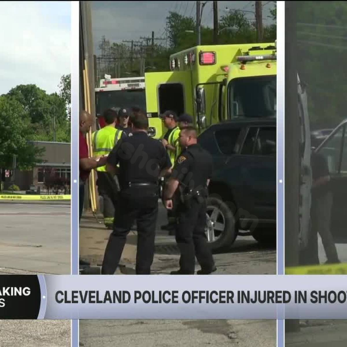 Cleveland Division of Police investigating shooting turned pursuit that left 5 officers injured