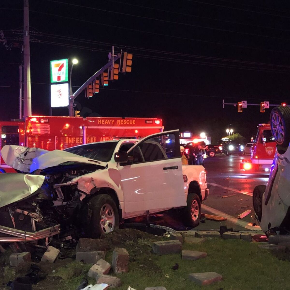 Five people were injured in a hit-and-run crash in Taylorsville