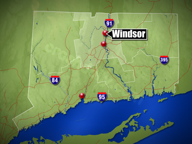 A motorcycle crash with serious injuries caused closures on I-91 in Windsor Monday night