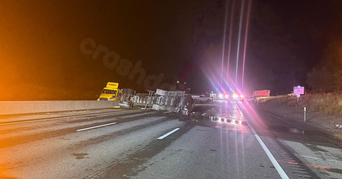 Colfax man dies in I-80 crash near Auburn; big rig driver sought