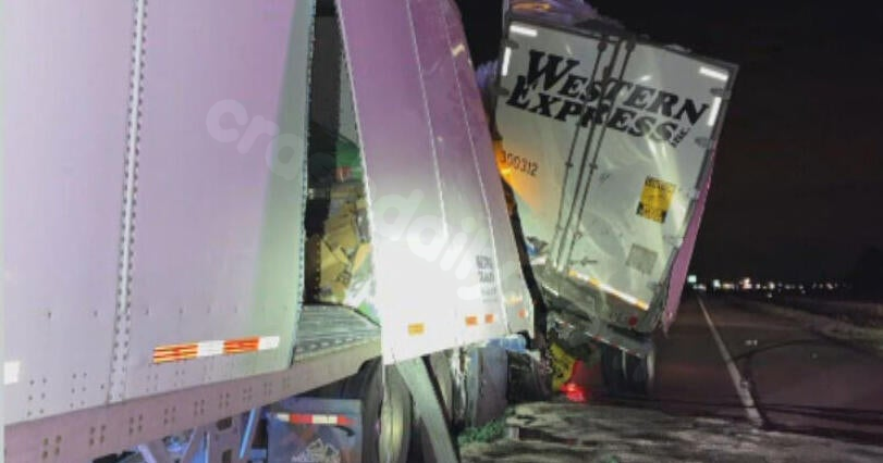 Colorado State Patrol investigates semi crash on I-25 near Firestone