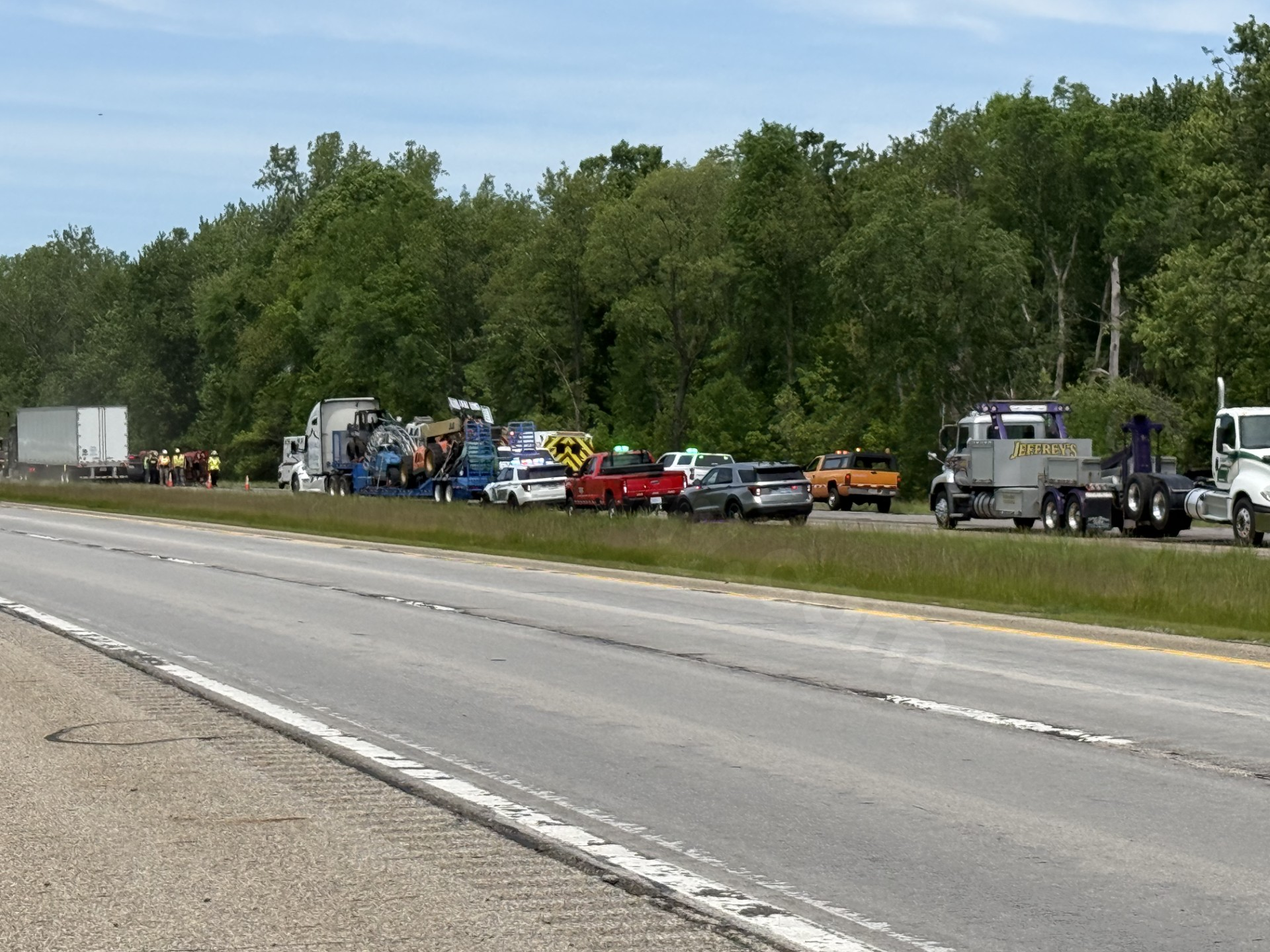 Crash kills two MDOT workers on US-127 in Mason