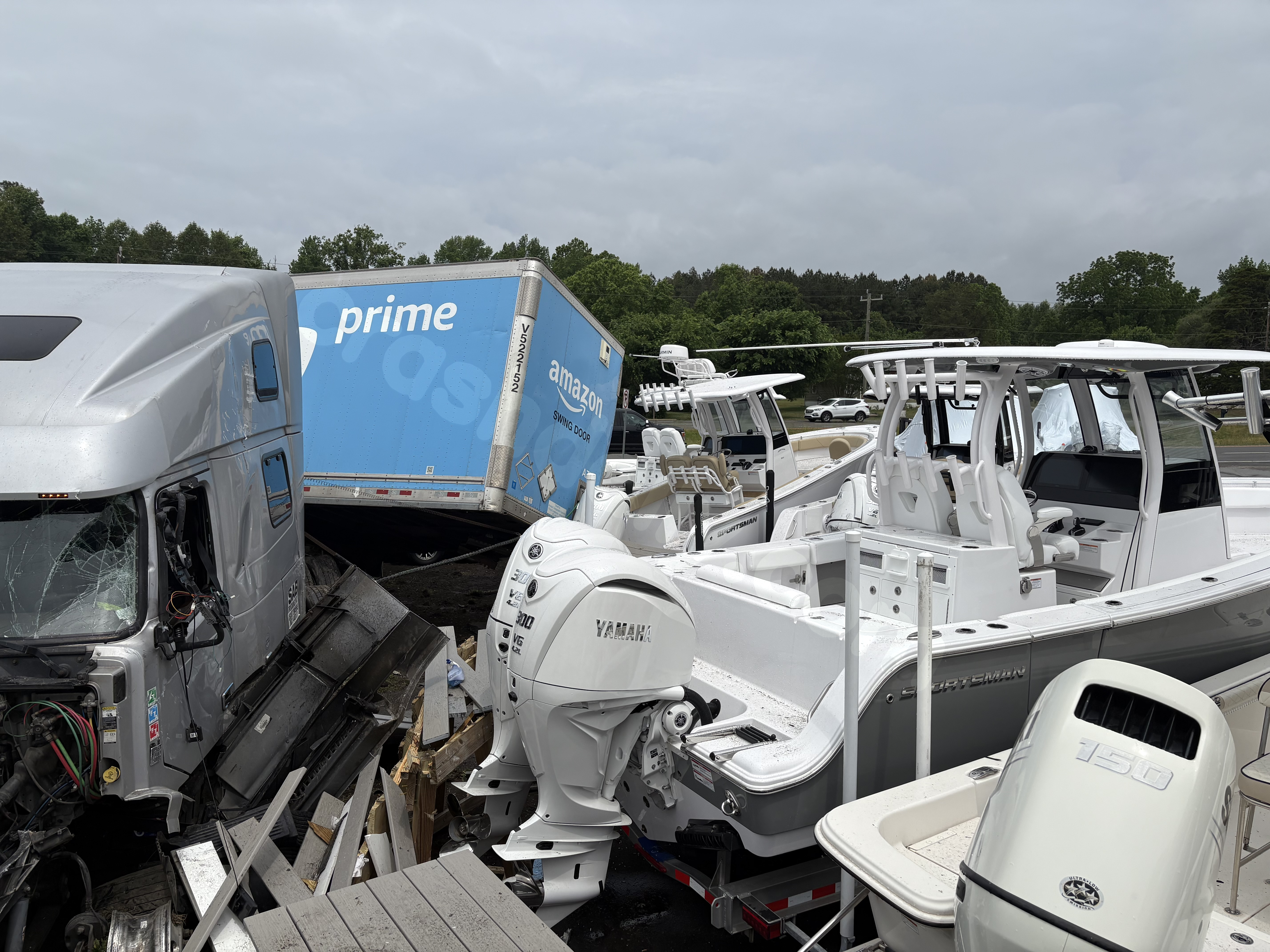Gloucester boat dealer speaks out after Amazon truck crash