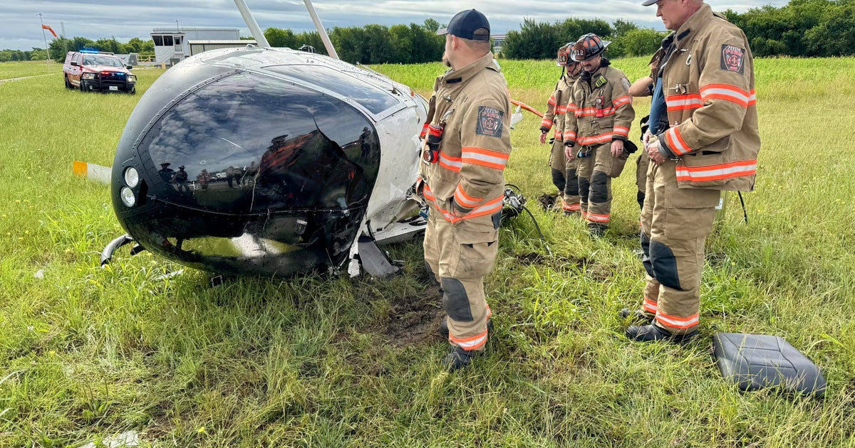 Helicopter crash near Texas Motor Speedway leaves 2 people hurt, officials say
