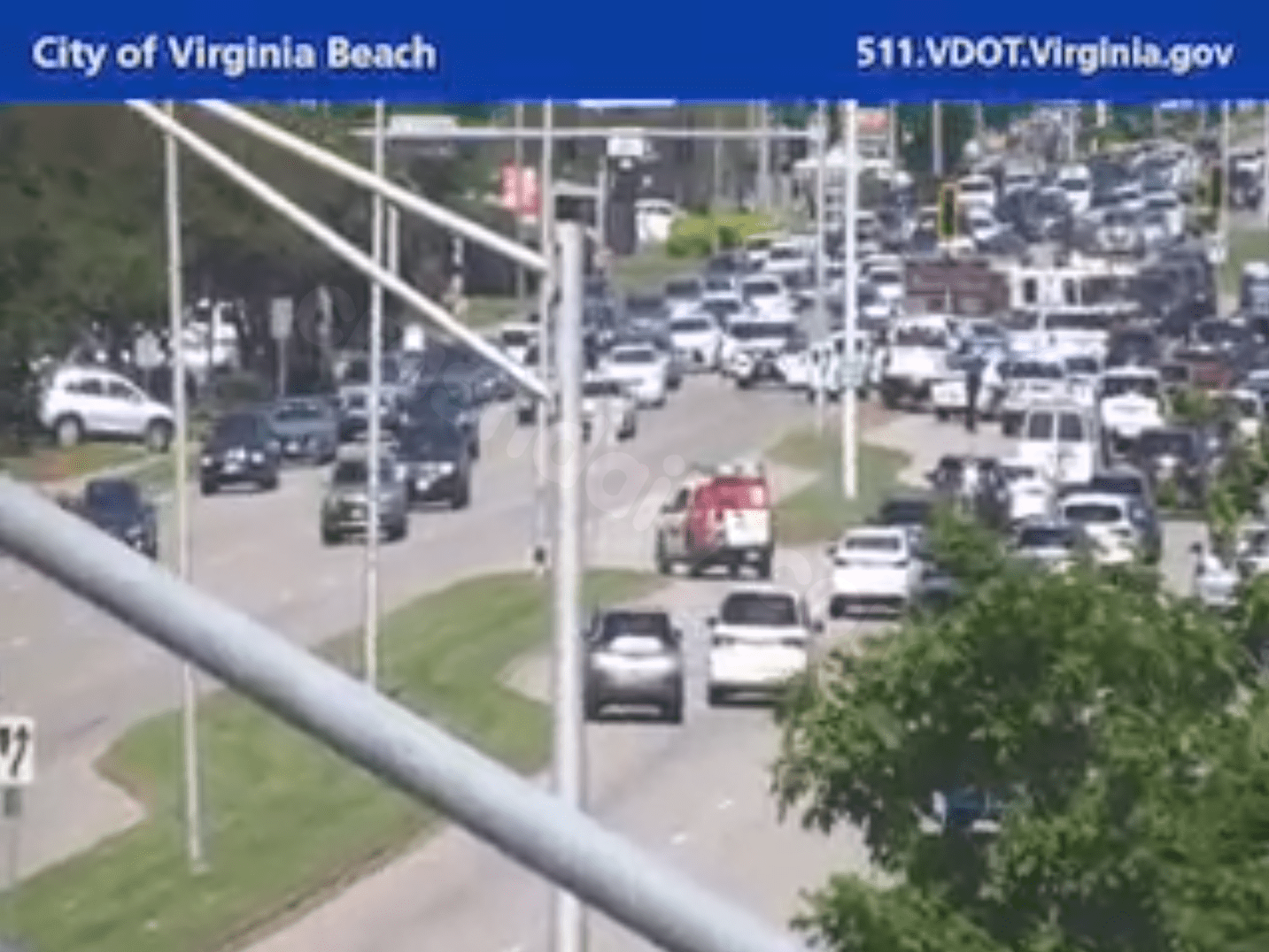 Congestion on Virginia Beach Blvd. after 2-vehicle crash