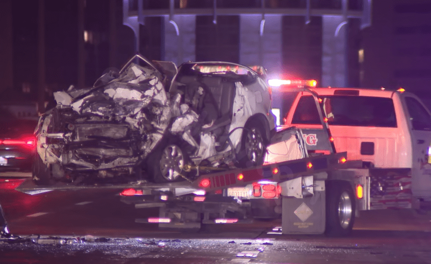 Deadly crash blocks all lanes on I-5 southbound near airport