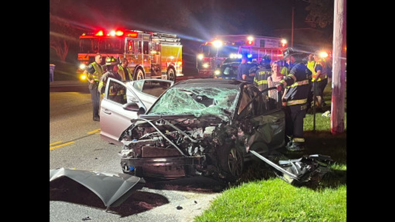 Injuries reported as two-vehicle crash closes road in York County