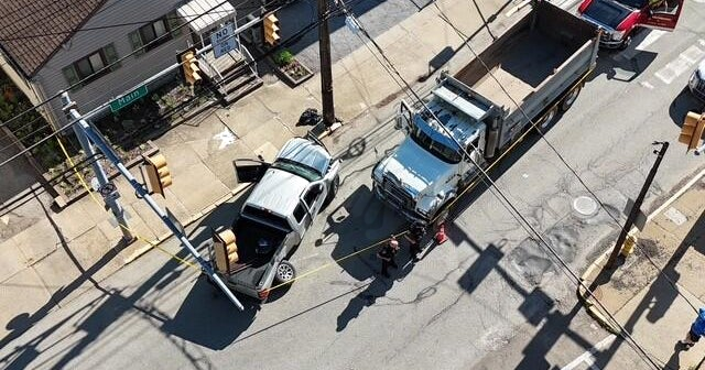 Man dies following Sharpsburg crash involving pickup truck, dump truck