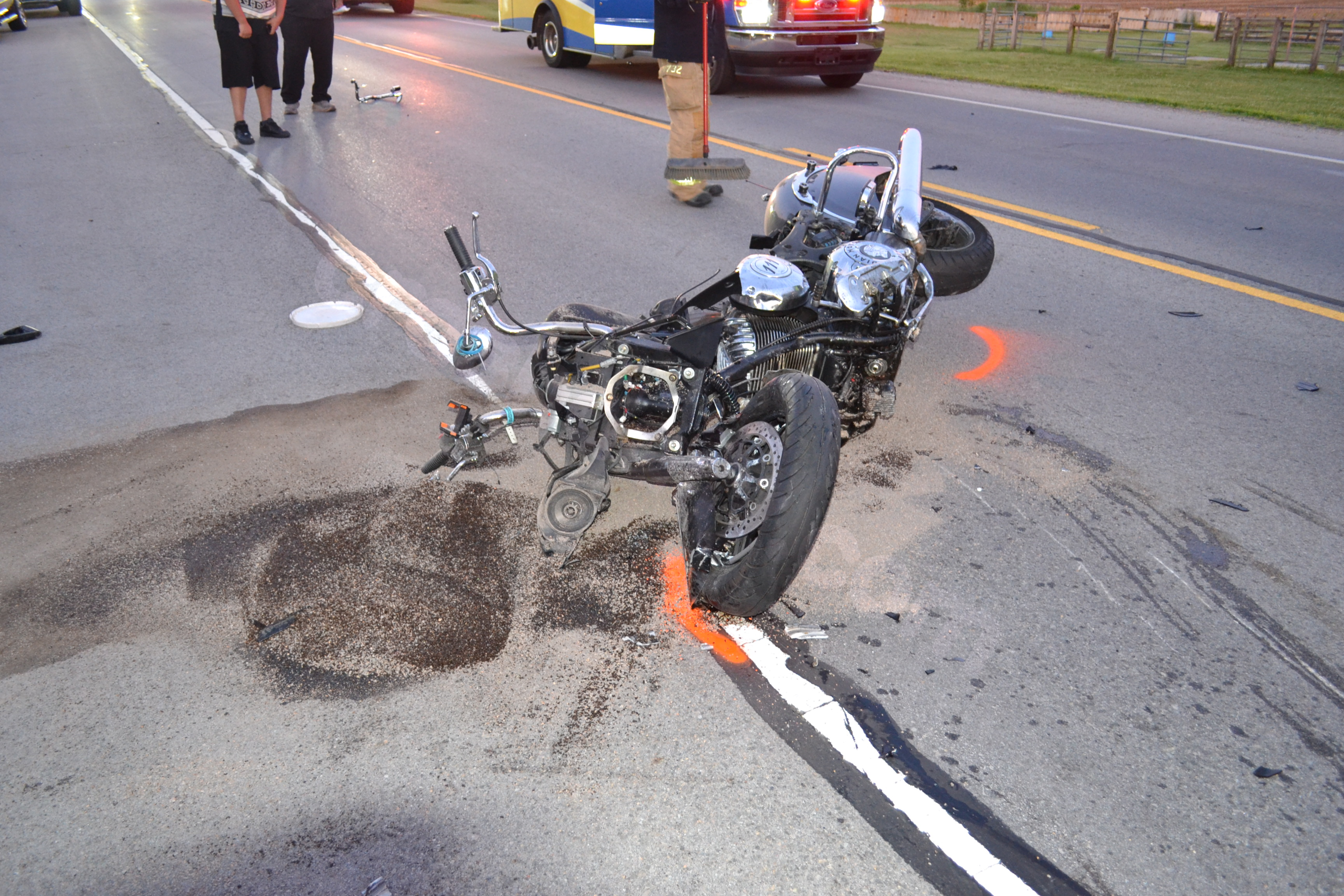 Motorcyclist killed in head-on crash with car in Kosciusko County