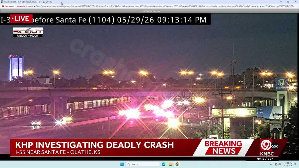 Kansas Highway Patrol is investigating a deadly crash on I-35
