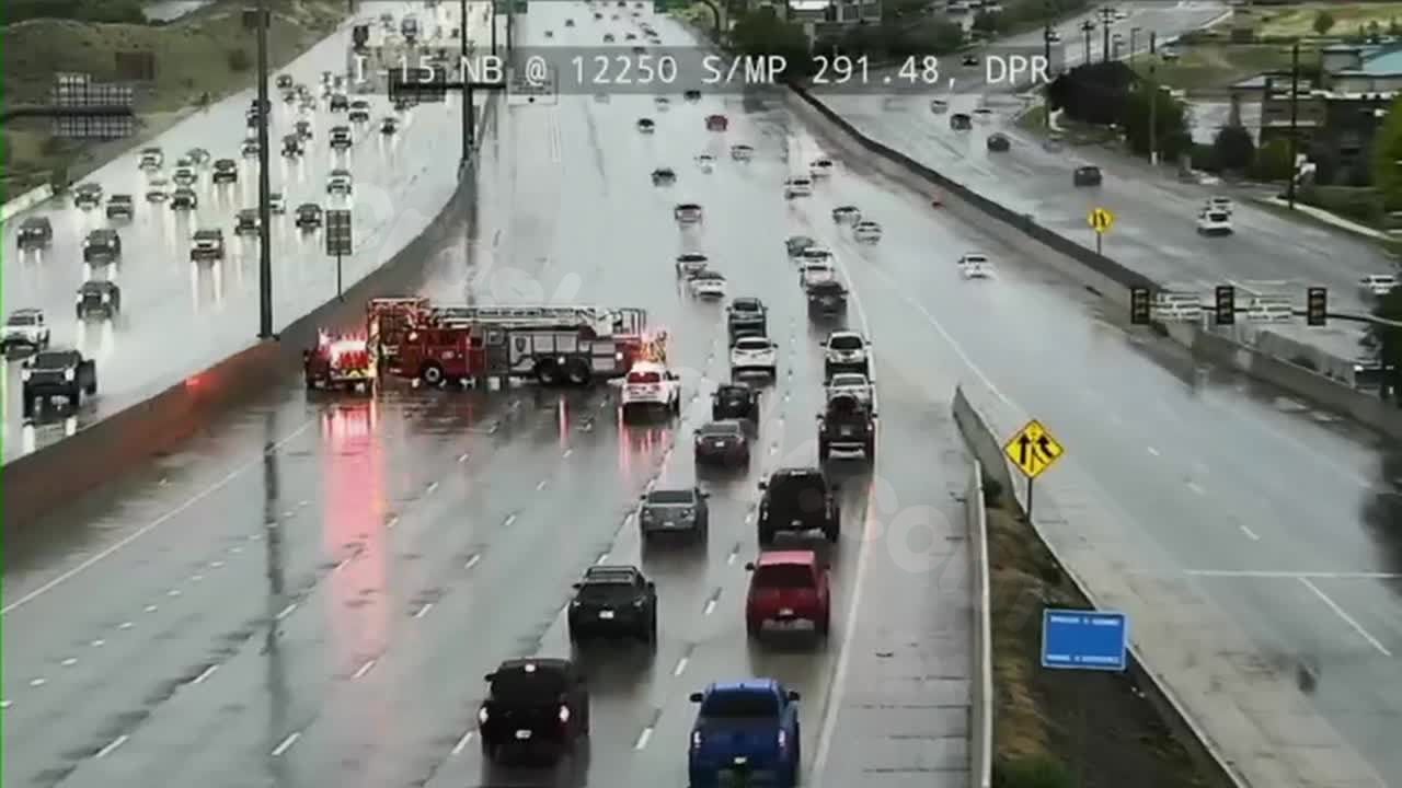 TRAFFIC ALERT: Lane closures in place on Northbound I-15 near Draper due to crash