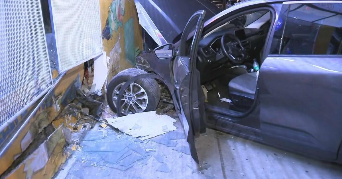 2 people injured after SUV crashes into Southwest Philadelphia corner store