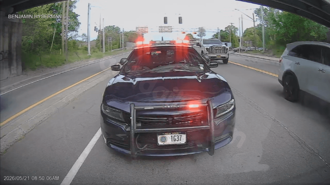 Driver in viral Albany crash speaks out after trooper hits his car, questions linger