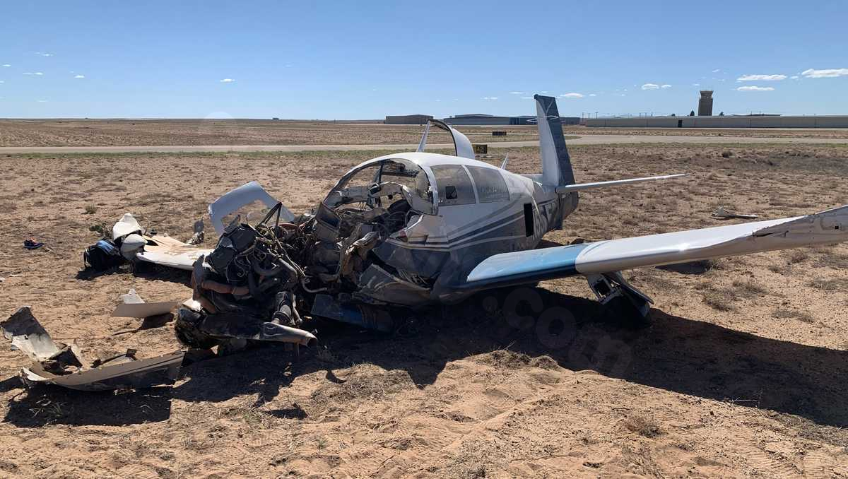 First responders rush to a plane crash at Double Eagle Airport