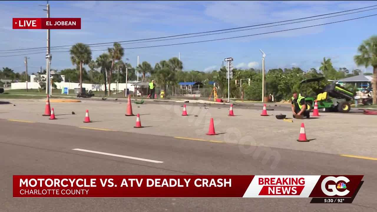 23-year-old motorcyclist dies in crash on El Jobean Road in Charlotte County