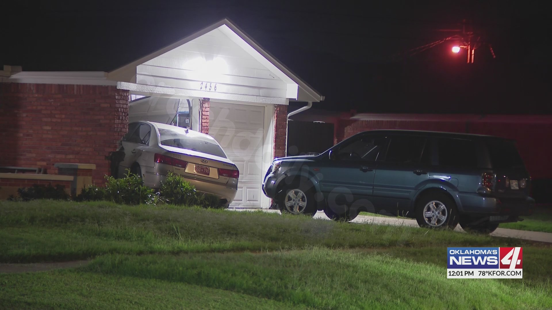 Authorities respond to SW OKC car crash into home, driver arrested