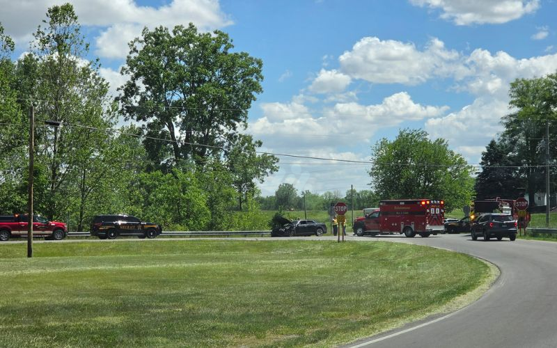 Emergency crews respond to Crash at accident hot spot
