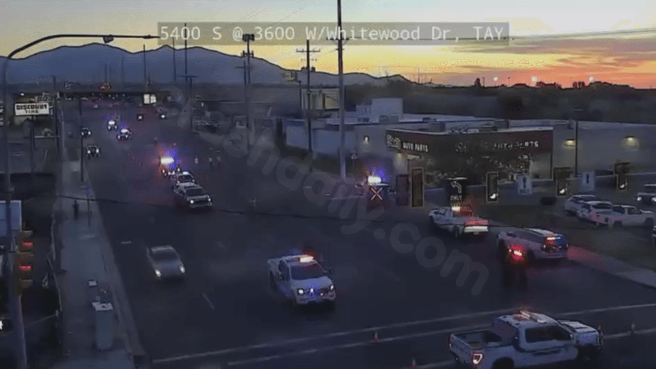 Crash forces several lanes closed near 5400 South 3600 West in Taylorsville