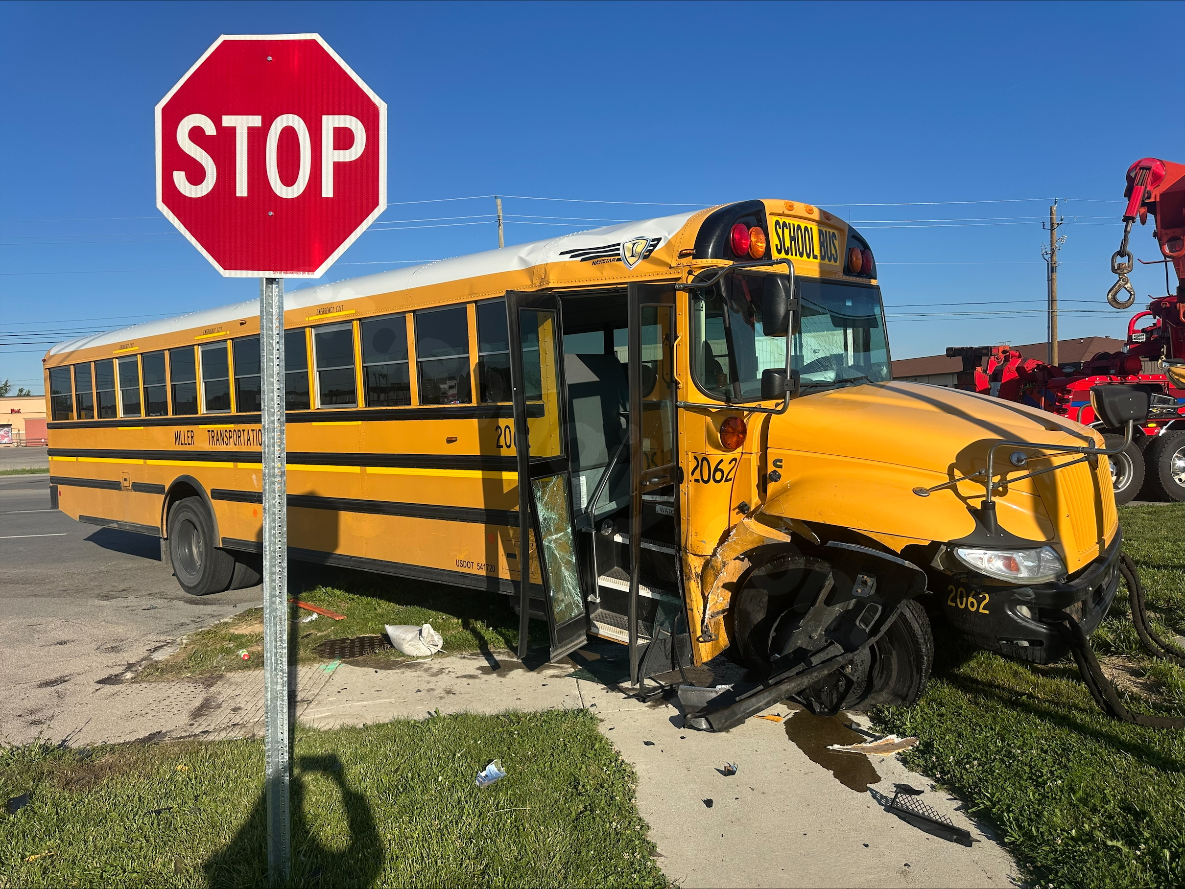 School bus, SUV involved in east side crash