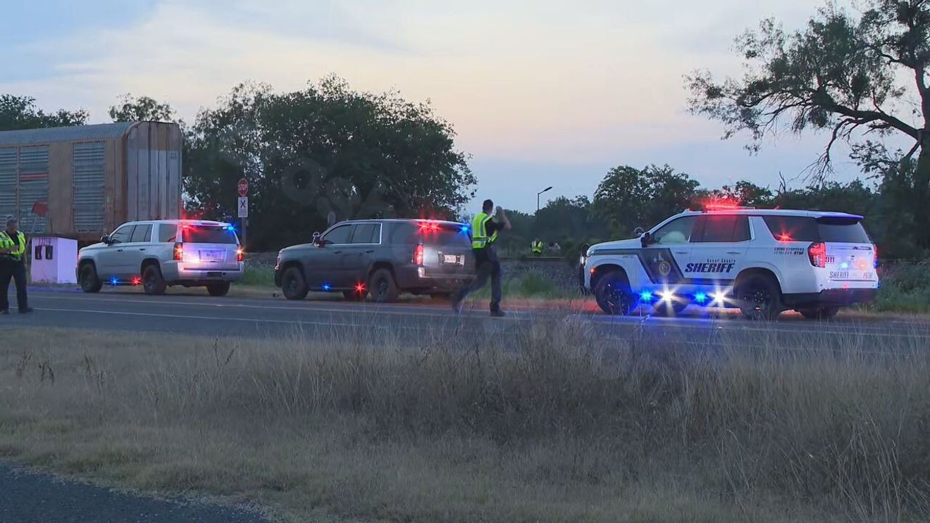 Three injured, one critical, after vehicle-train collision in Southwest Bexar County