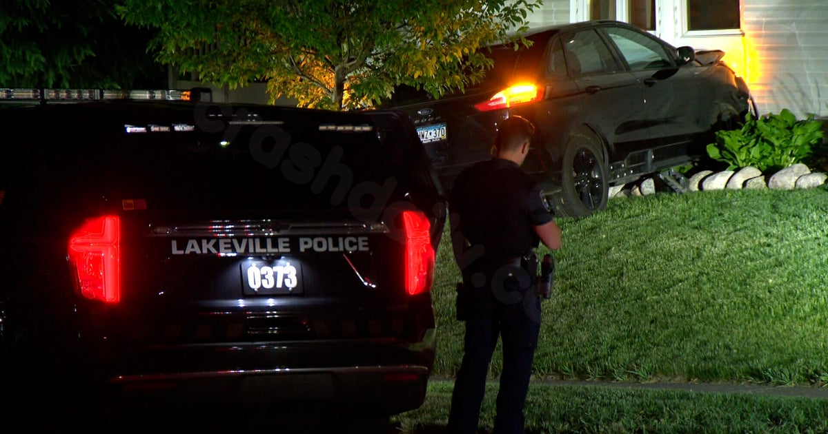 Car crashes into home in Lakeville
