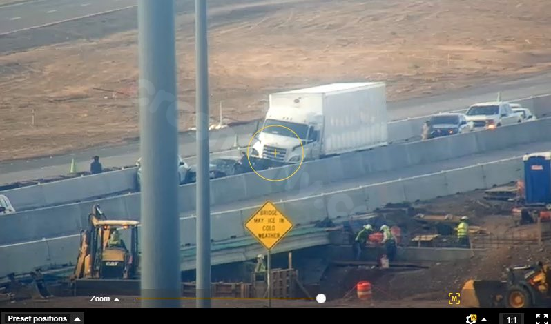 Distracted driver causes 6-vehicle collision on I-10