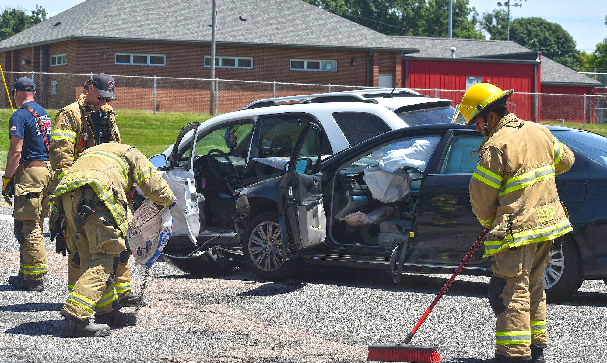One injured, another cited in Walnut Street crash