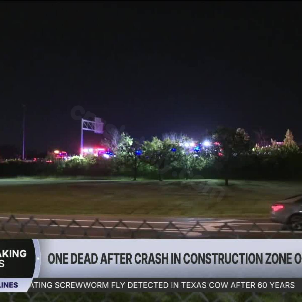 1 dead after crash in construction zone