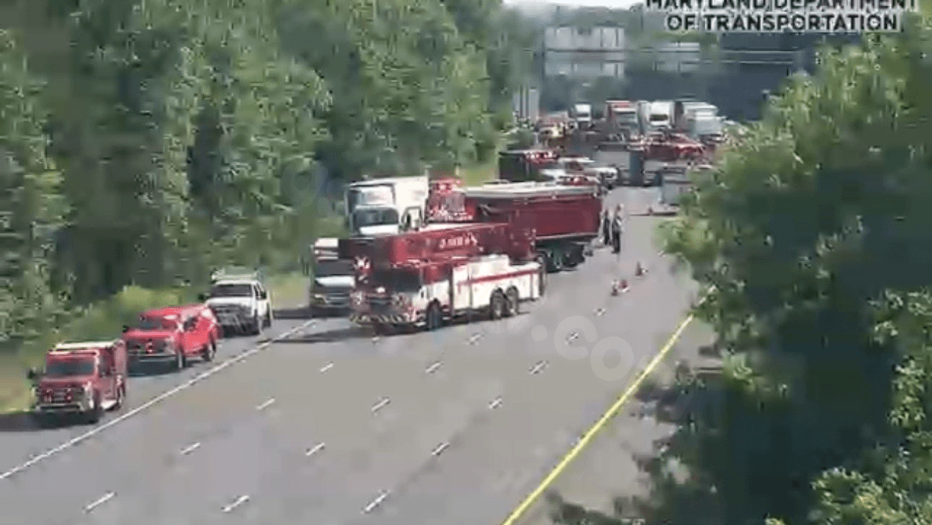Crash closes I-95 SB in Howard County