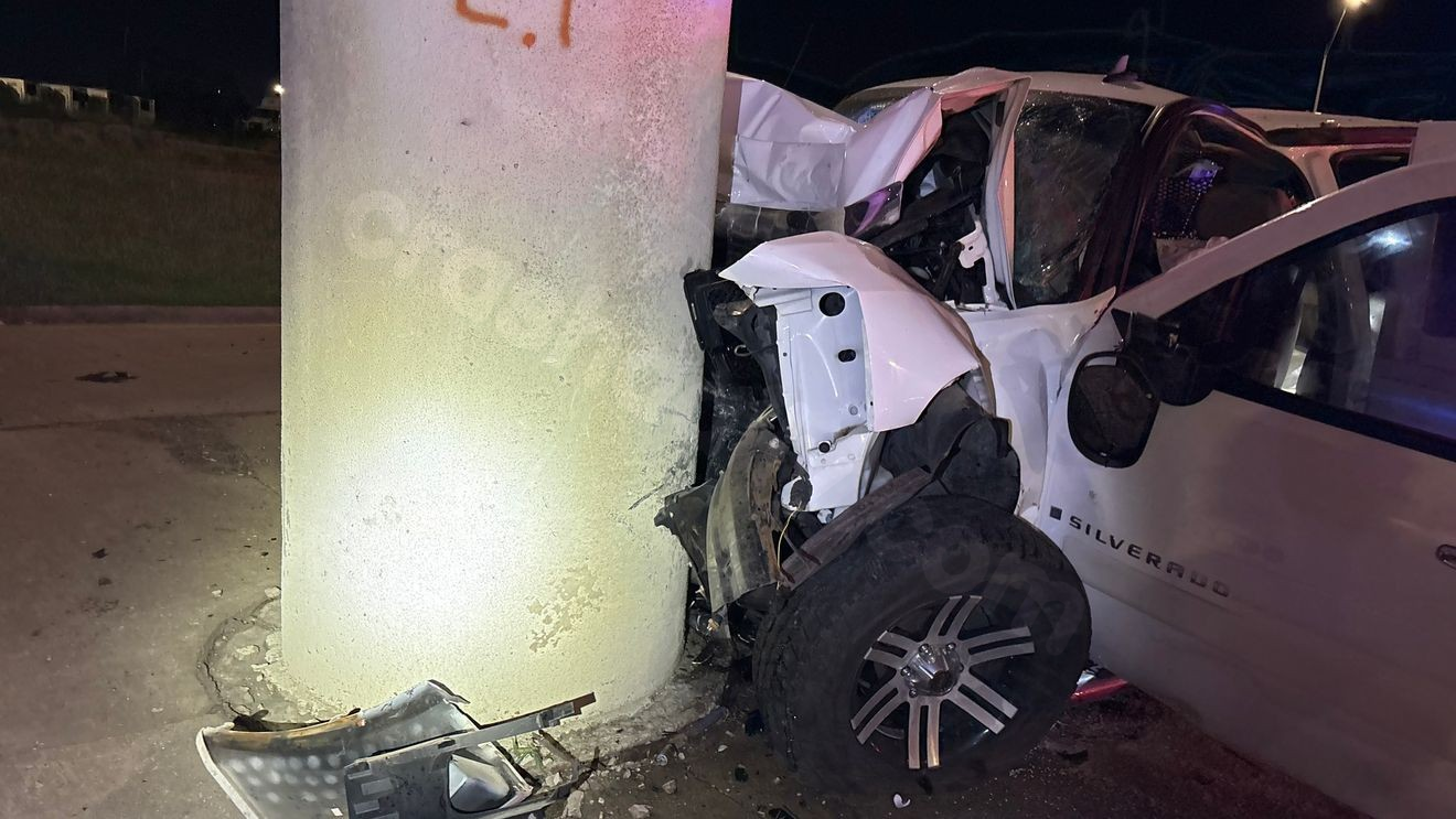 Road rage investigation underway after pickup crashes into pillar near I-44