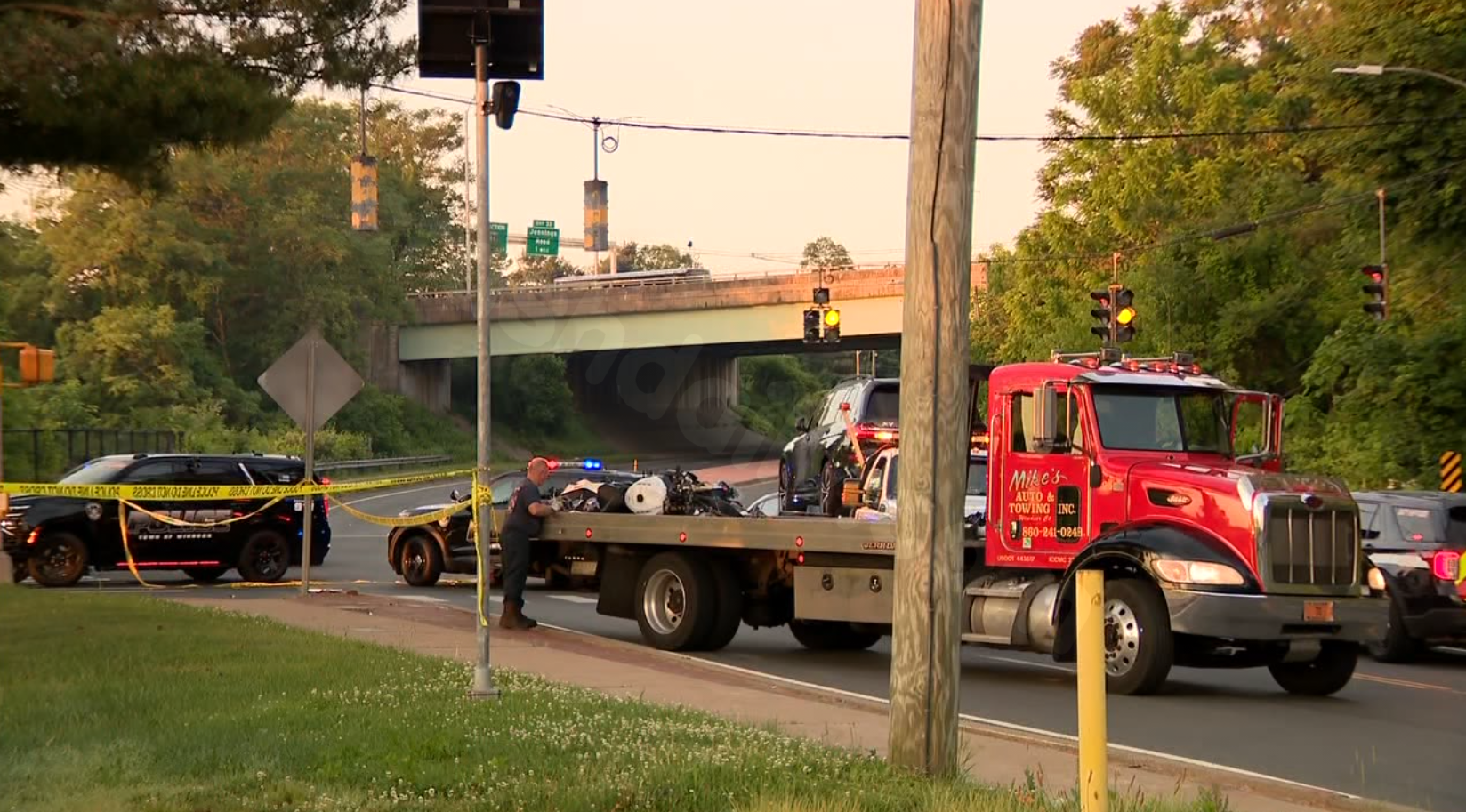 Route 159 in Windsor reopen after motorcycle crash limited access to I-91